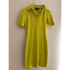 Missguided Neon Polo Dress